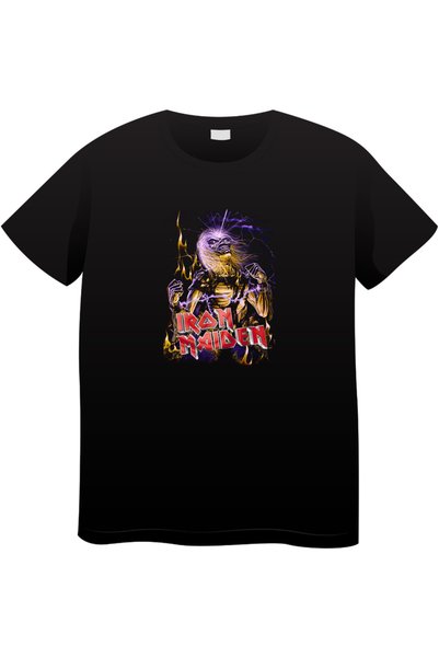 OEM Tricou vintage de muzică rock pentru bărbați, Colecție rock iconică, negr...