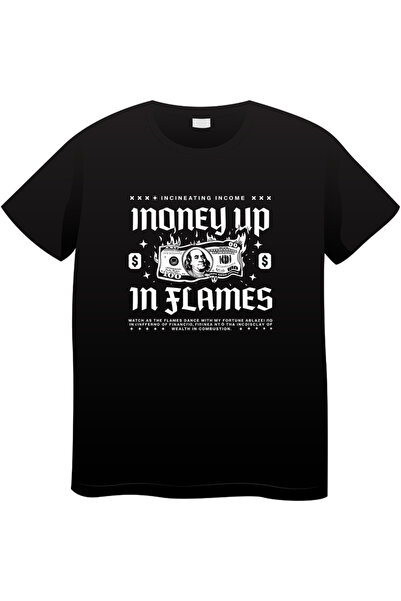 OEM Tricou bărbați Made By Money Hustle Society, negru, M