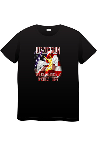 OEM Tricou vintage de muzică rock pentru bărbați, Colecție rock iconică, negr...