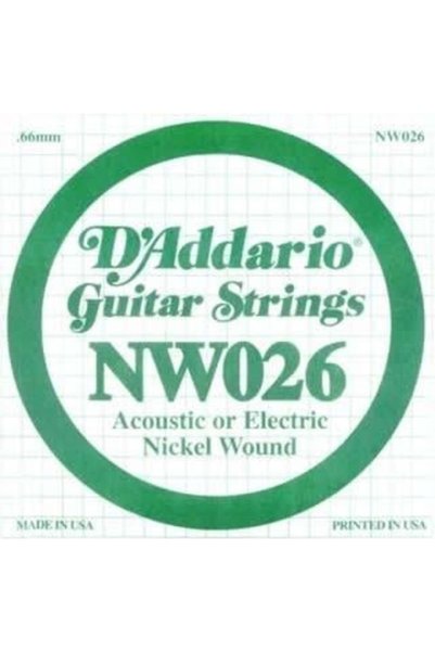 D'Addario NW026 سلك كهربائي وصوتي أحادي، (RE)، 0.026