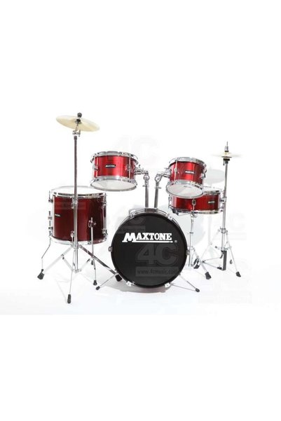 MAXTONE MXC-602MR JUNIOR DAVUL SET METALİK KIRMIZI