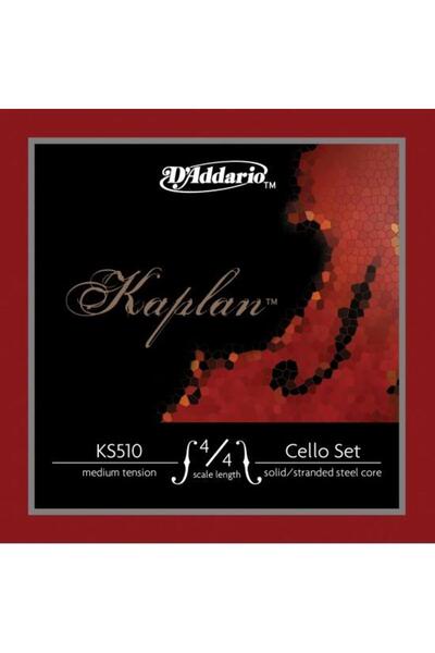 Daddario KS510 4/4M CELLO TEL SETİ, KAPLAN, MEDIUM