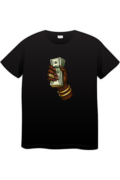 OEM Tricou bărbați Made By Money Hustle Society, negru, M
