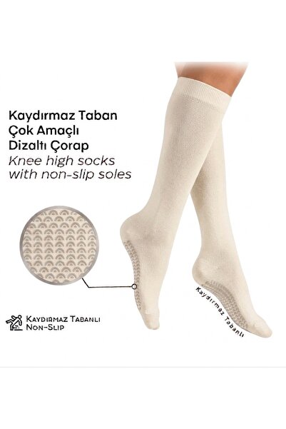 Dore Çorap Women's Non-Slip Sole Knee-Length Socks (Hajj-Umrah Tawaf Socks) -...