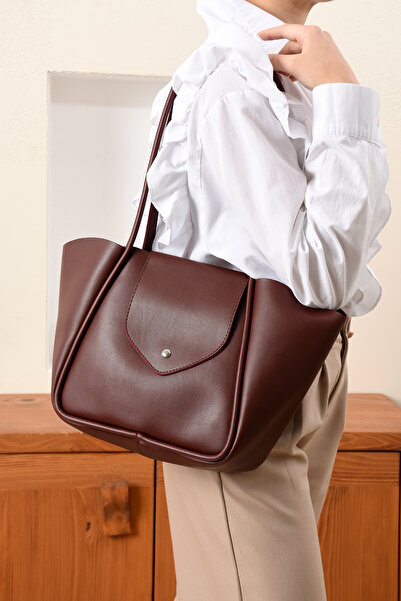 themoiss Large capacity flap shoulder bag