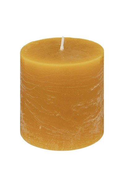 Atmosphera Lumanare rustica "Olia" - Galben, 220 g