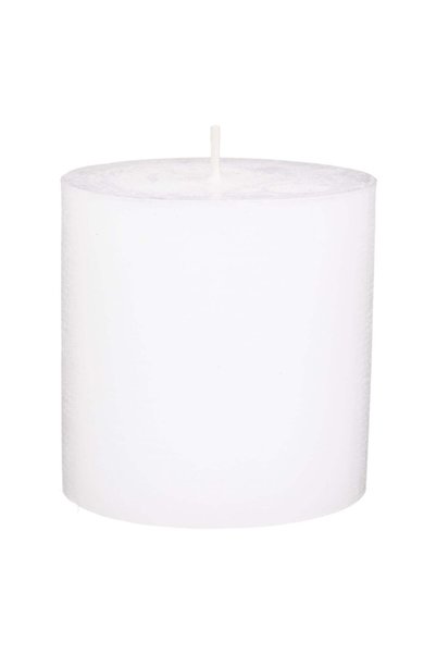 Atmosphera Lumanare rustica "Olia" - Alb, 220 g