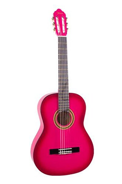 VC102TPKS KLASİK GİTAR, 1/2, PEMBE SUNBURST, SAP ÇELİKLİ