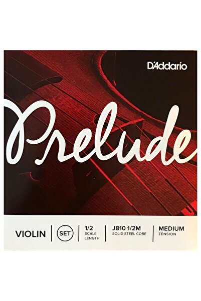 Daddario J81012 KEMAN TEL SETİ, PRELUDE, 1/2, MEDIUM