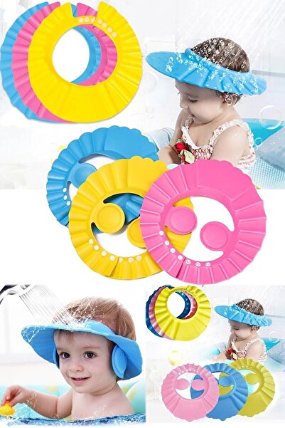 ÖzSima Children's Shower Shield Soft Flexible Head Shield for Face and Eyes d...