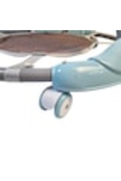 Premergător reglabil pentru bebeluși cu vârsta între 6 și 36 de luni, pliabil, cu 3 jucării, roți din silicon. - Imagine 3