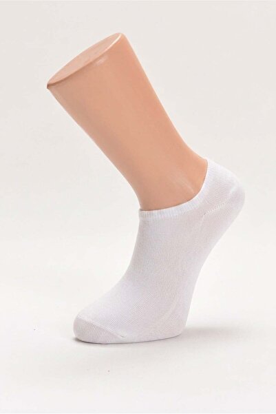 Dore Çorap Men's Natural Fiber Sneaker Socks - White