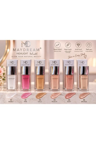 MAYDREAM Liquid Highlighter That Gives Skin a Soft Glow and a Glamorous Shine...