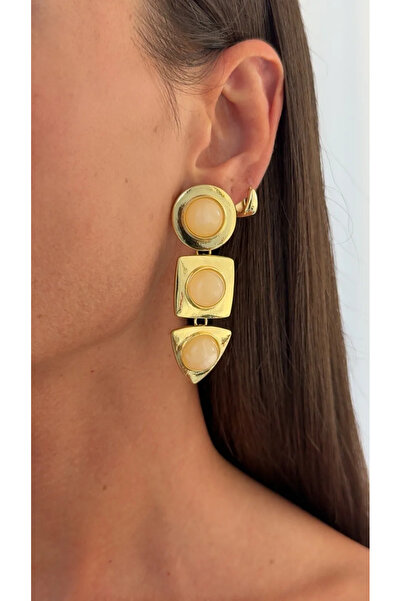 Luparadis Special Series Bone Detail Dangle Geometric Design Earrings
