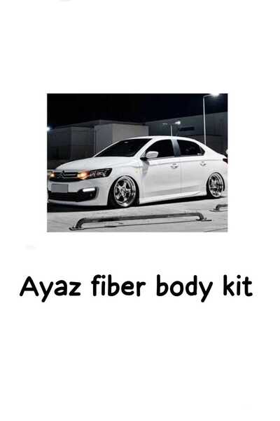 ayaz fiber body kit Citroen c elysee yan marşbiyel takımı fiber boyasiz sağ sol