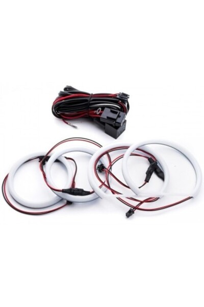 Xenon Bright Kit LED Angel Eyes COTTON pentru BMW X5 E70 2x100mm + 2x158mm