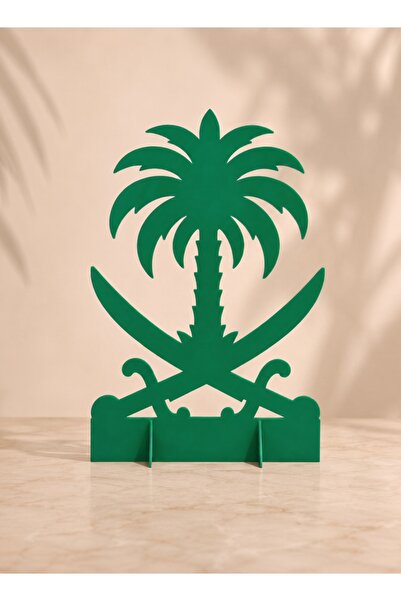 LOWHA حامل زخرفي من الأكريليك بتصميم مستوحى من السعودية لليوم الوطني وعيد الت...
