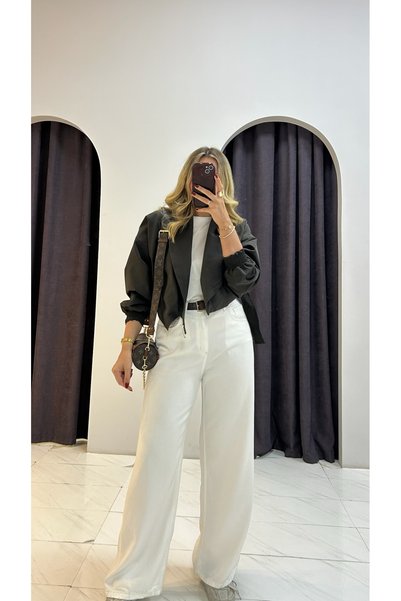 MERVENS Belt Detailed Trench Jacket