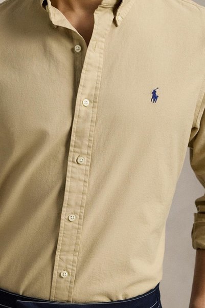 Polo Ralph Lauren Mens Classic Fit Garment Dyed Oxford Shirt