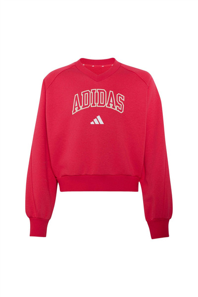 adidas Children's Sweatshirt Seasonals Collegiate Typography V-Neck Junior Gi...