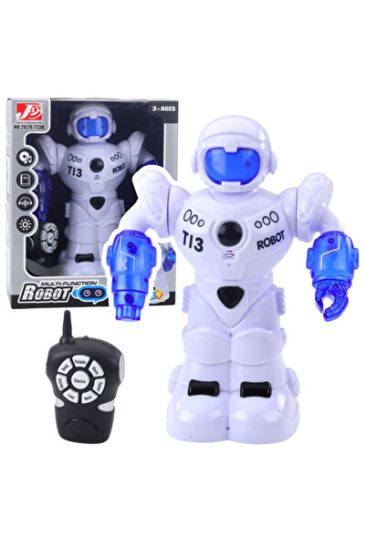 LEAN Robot inteligent controlat de la distanță cu telecomandă RC, lumini și s...