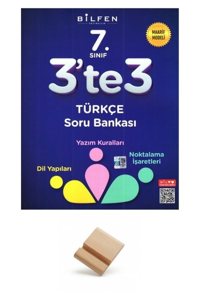 Bilfen Yayıncılık Bilfen 7. Sınıf Maarif 3'te 3 Türkçe Soru Bankası (112 Sayf...