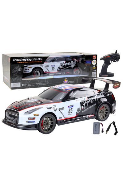 LEAN Mașină sport RC mare, telecomandată, 1:8, cu lumini și sunete