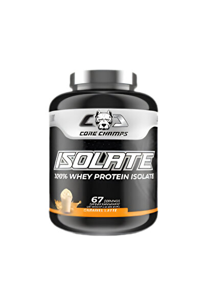 Core Champs Isolate 100% Whey Protein Isolate Powder Caramel Latte Flavor 2kg
