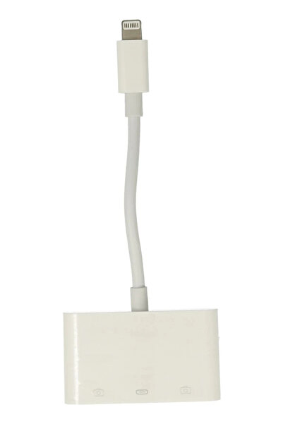Mey İthalat® Apr23 Iphone Otg 3In1 - Beyaz
