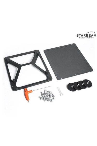 Generic Magnetic Roof Mount Kit for Starlink Mini, Aluminum Frame, 4 Heavy-Du...