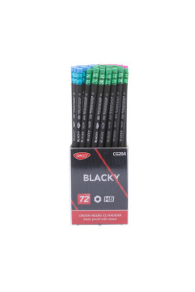 Daco SET 72 BUC - CREION HB CU RADIERA BLACKY - CG204-72
