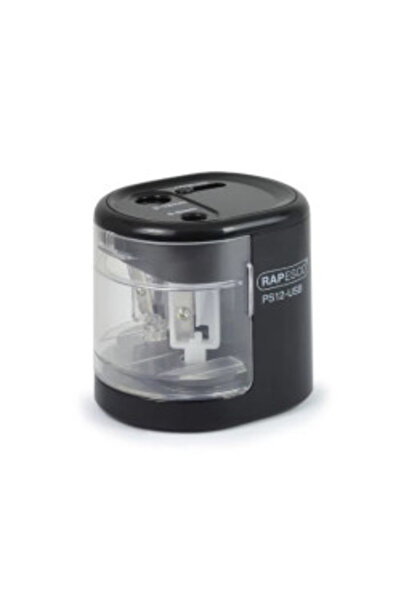 Rapesco ASCUTITOARE ELECTRICA PS12 USB/BATERII - NEGRU - RP-1449