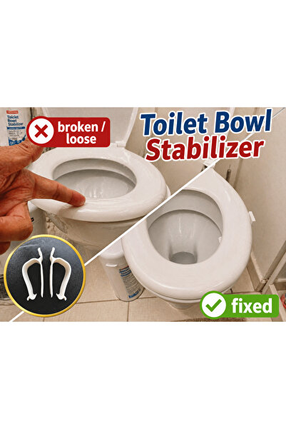 Daynav Toilet Seat Stabilizer Anti-Swing 3D Printing Bathroom Accessory (2 Pi...