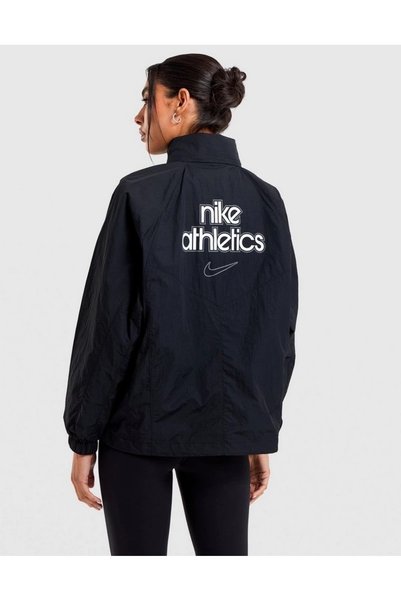 Nike Sportswear Kadın Siyah Kapişonlu Rüzgarlık Ceket | IO1300-010