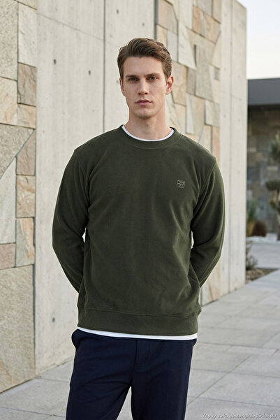 Buratti Logo Cotton Crew Neck Sweatshirt Men's Sweatshirt 5905883