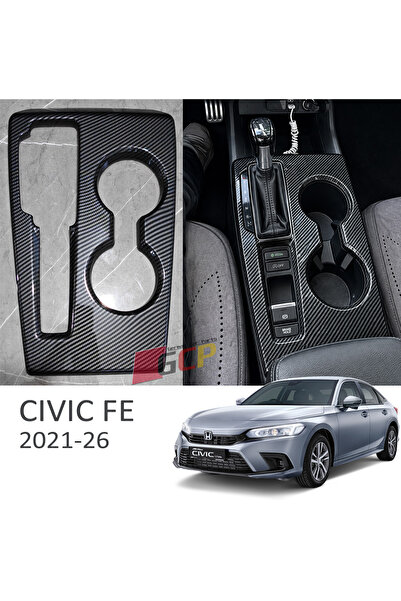 GCP German Car Parts Honda Civic Fe Carbon Style Center Console - Civic Fe1 M...