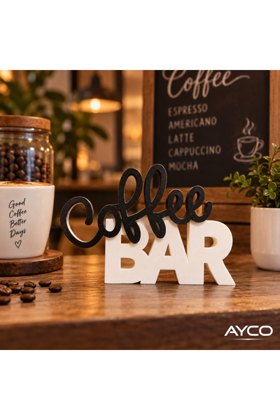 Coffe bar dekoratif figür