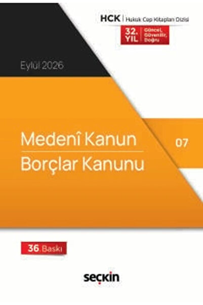 Seçkin Yayıncılık Medeni Kanun – Borçlar Kanunu (Cep Kitabı)