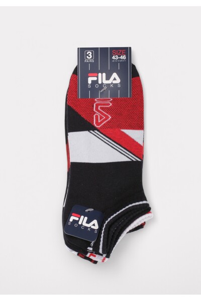 FILA Invisible Socks Socks Multicolor 3 τεμάχια - Πολύχρωμο