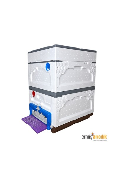 Ermiş Arıcılık Strafor Arı Kovanı - 10 Çerçeveli
