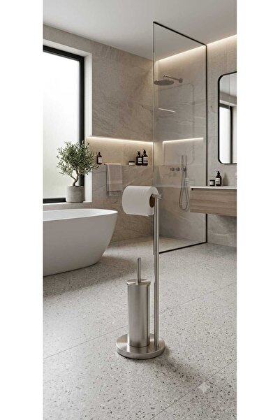 Ayrohe Günyazı Ayaklı WC Set Krom