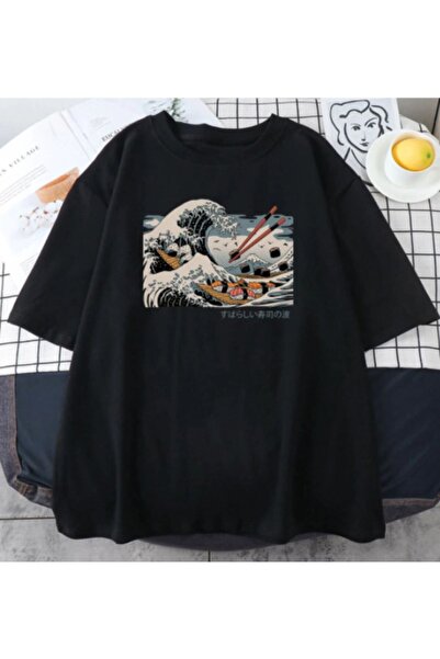 donamod Unisex Stylish Comfortable Oversize Cotton Crew Neck T-Shirt with Spe...