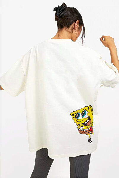 donamod Unisex Stylish Comfortable Oversize Cotton Crew Neck T-Shirt with Spe...