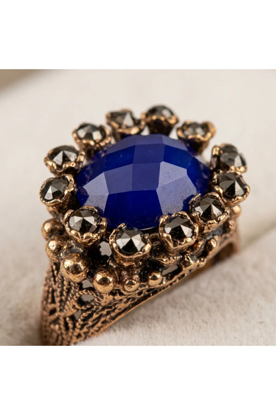 Dorvina Bronze Women's Ring Authentic Copper Jewelry Color Changing His Stone...