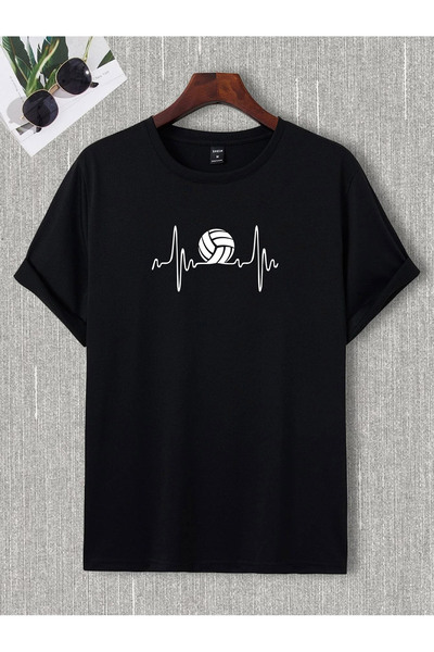 donamod Unisex Stylish Comfortable Oversize Cotton Crew Neck T-Shirt with Spe...