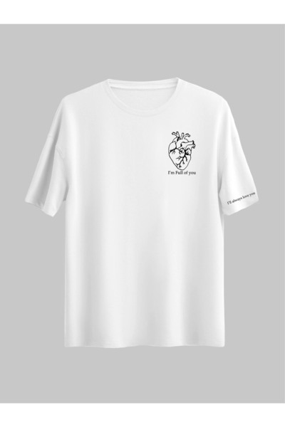donamod Unisex Κομψό, άνετο, υπερμεγέθη βαμβακερό μπλουζάκι με λαιμόκοψη ποδη...