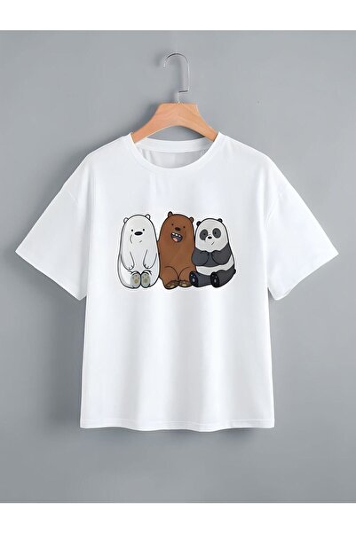 donamod Unisex Stylish Comfortable Oversize Cotton Crew Neck T-Shirt with Spe...