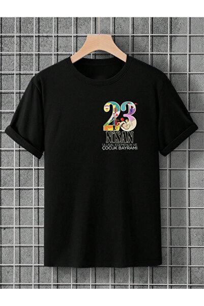 donamod Unisex Stylish Comfortable Oversize Cotton Crew Neck T-Shirt with Spe...
