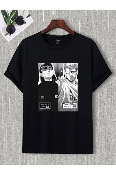 donamod Unisex Stylish Comfortable Oversize Cotton Crew Neck T-Shirt with Spe...