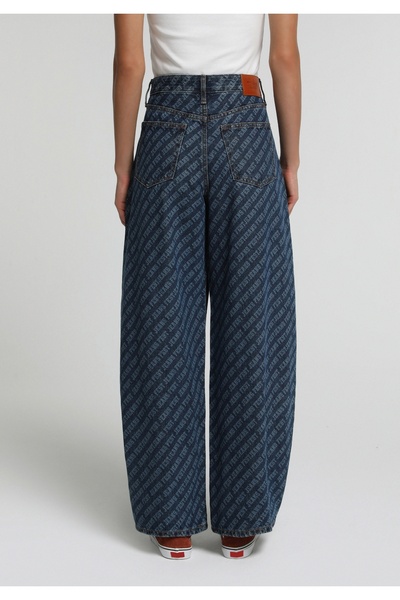 Colin's Pantaloni de damă din denim indigo, croială largă și lejeră